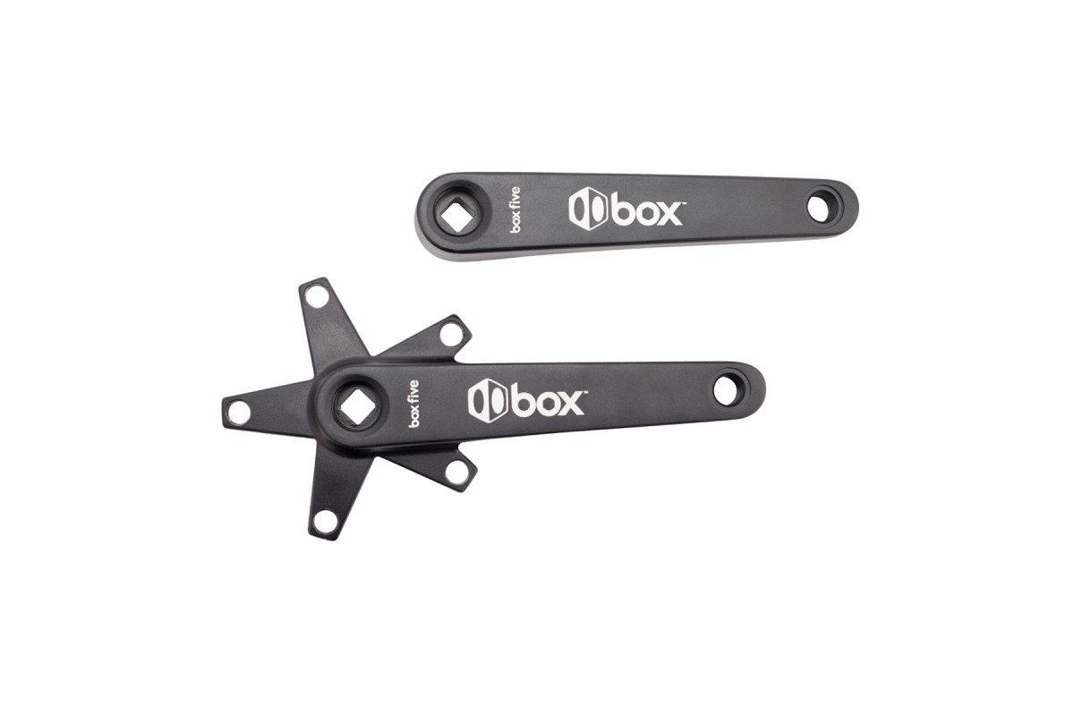 Manivelles BOX Five Axe Carré Alu Noir