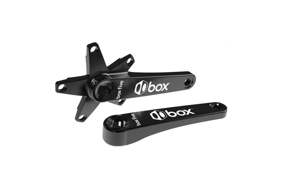 Manivelles BOX Five Axe Carré Alu Noir