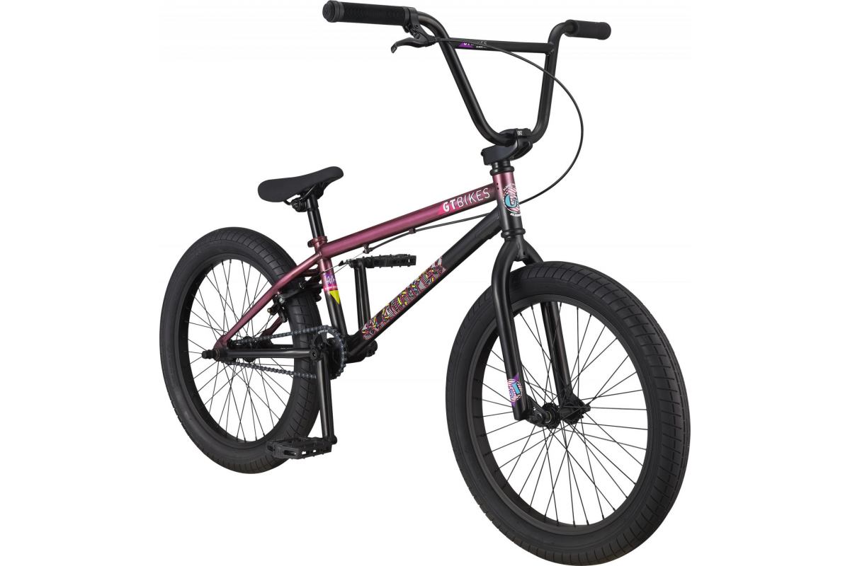 BMX GT Slammer Mercado 20" Framboise Transparent / Noir Mat