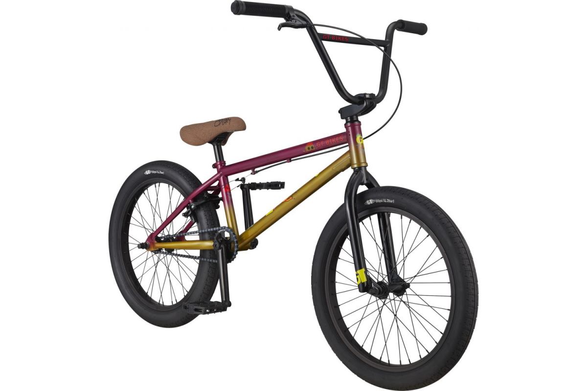 BMX GT Performer Mercado 20,5" Framboise Transparent / Jaune Transparent 2022