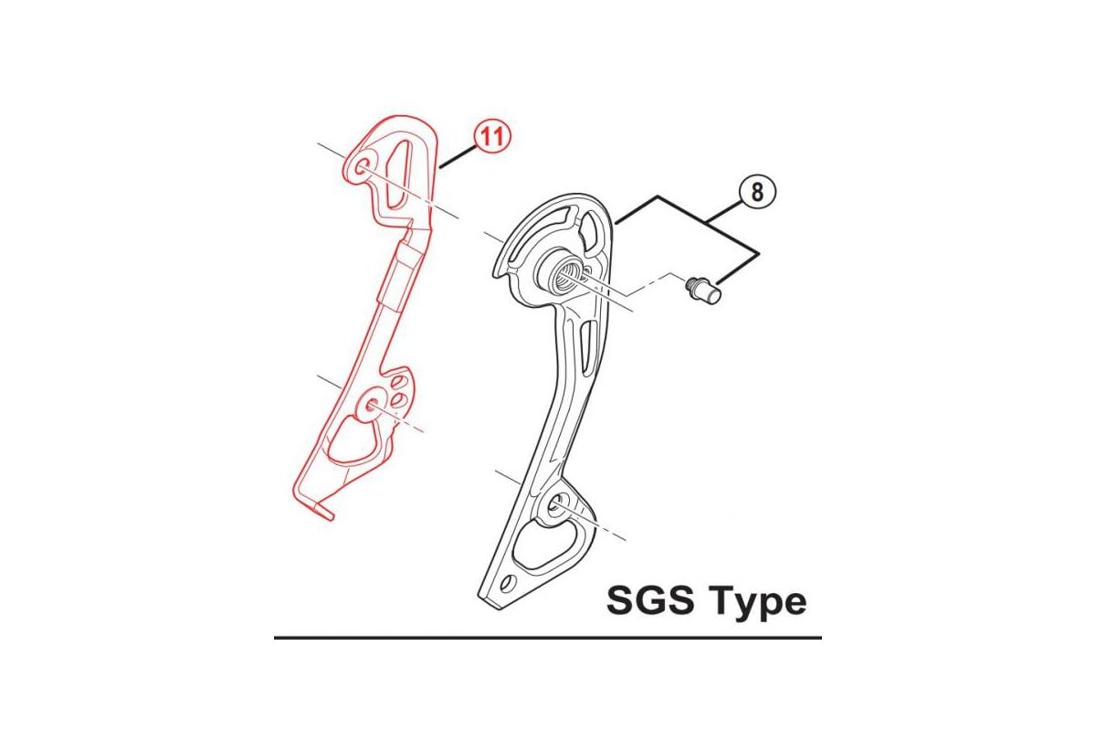 Chape interne SHIMANO pour dérailleur RD-M980