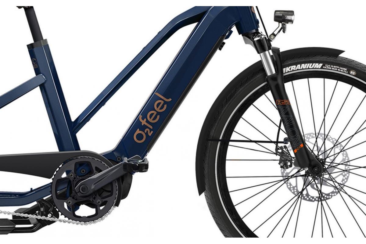 Vélo Cargo Électrique O2FEEL Equo Cargo Boost 3.1 Trapèze