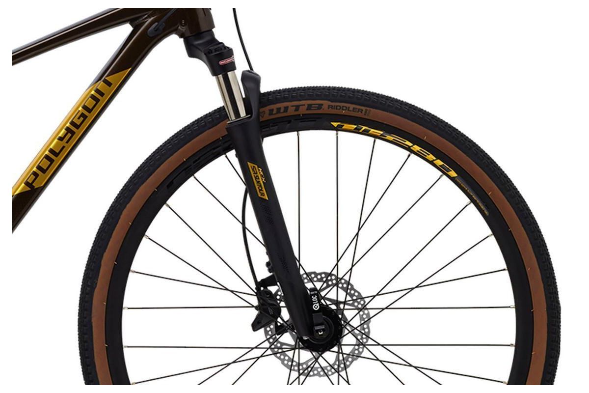 VTC POLYGON Heist X7 : Vélo Hybride Haut de Gamme | Fourche à Air | Shimano 1x11