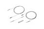 BBB Cycling TubeGuide BTL-184 Jeu de guide-c-acirc-bles - argent