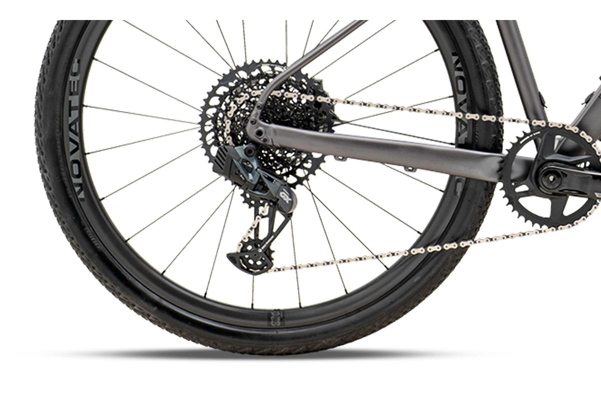 Polygon Bend V9X : Gravel Carbone Suspendu - SRAM Rival AXS eTap