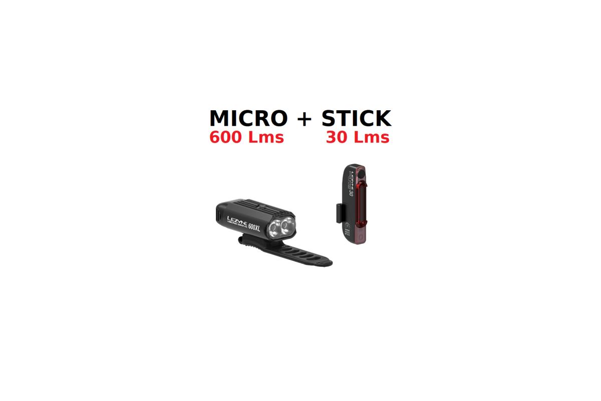 ECLAIRAGE PAIRE - Micro 600 xl + Stick