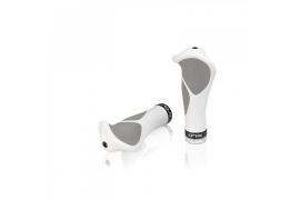 JEU DE POIGN-Eacute-ES ERGONOMIQUES 135 mm BLANC-GRIS XLC GR-S22