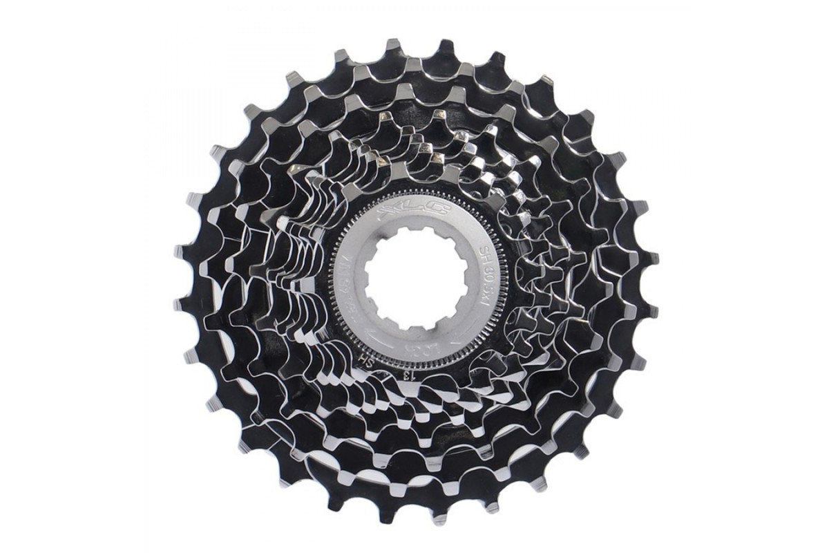 CASSETTE 9 VITESSES POUR SHIMANO ARGENT (13-26) XLC FW-C02