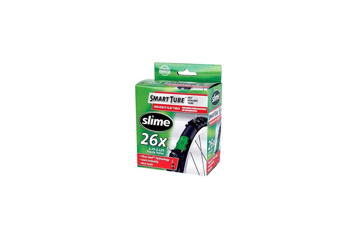 CHAMBRE A AIR VELO 26 x 1.75-2.125 SLIME VALVE PRESTA AVEC LIQUIDE ANTI-CREVAISON