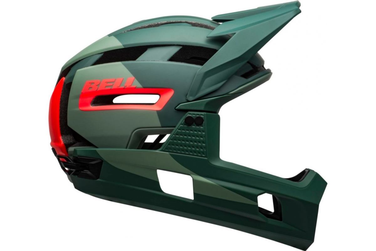 Casque à mentonnière amovible VTT BELL SUPER AIR R SPHERICAL