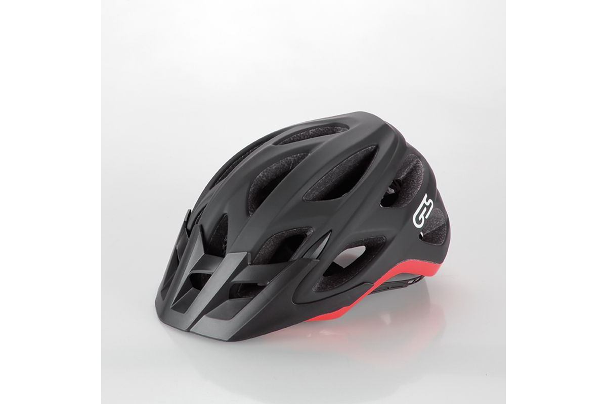 CASQUE NOIR/ROUGE GES TRAIL