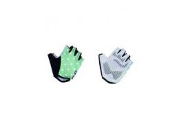 Gants XLC courts verts à pois blancs cg-s10