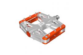 P-eacute-dales Plateforme Pembree r1v 100x110x20 mm aluminium argent-oranges