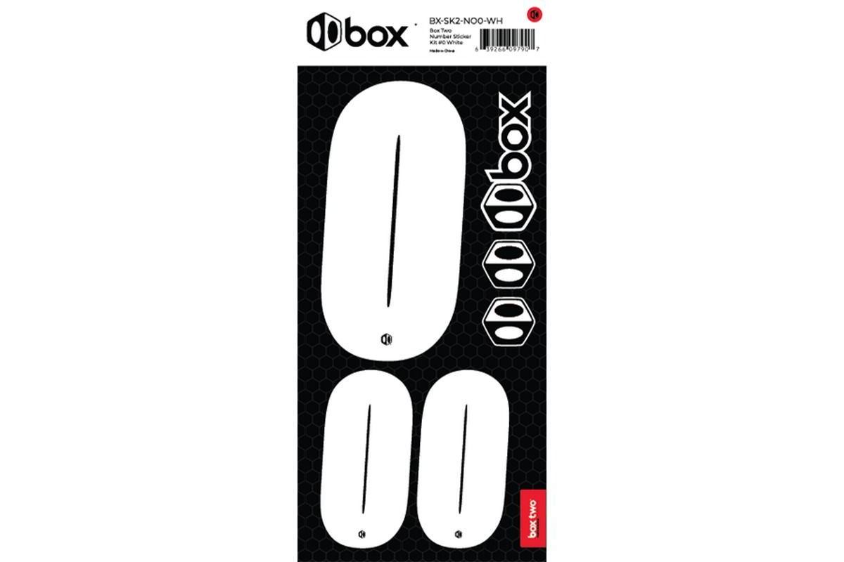 PACK NUMÉROS PLAQUE BOX BLANC