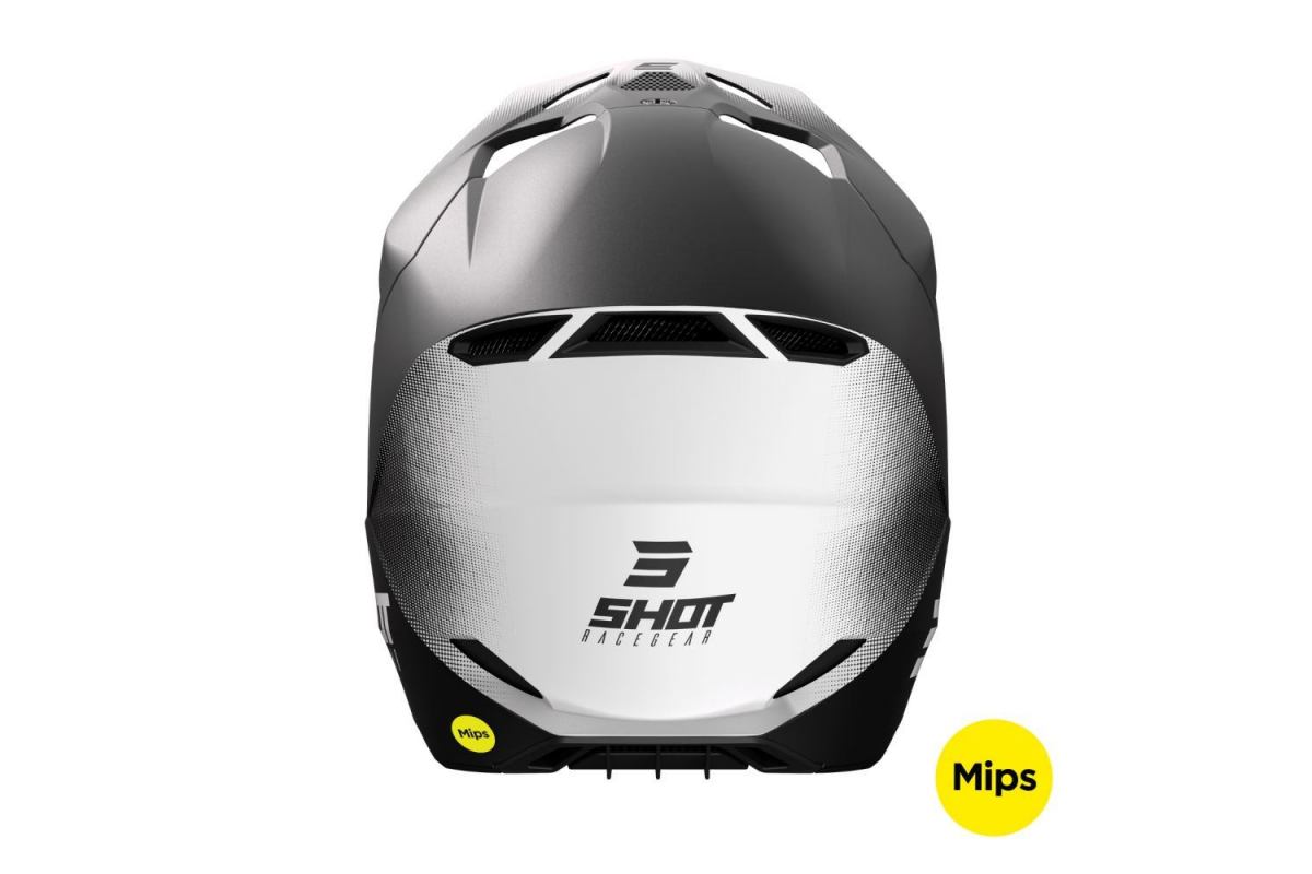 Casque Shot Race - Raw Matt Black