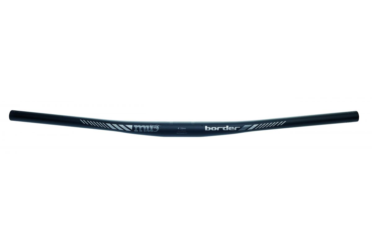 Guidon DEDA Border Flat Bar alu graphique gris 700mm