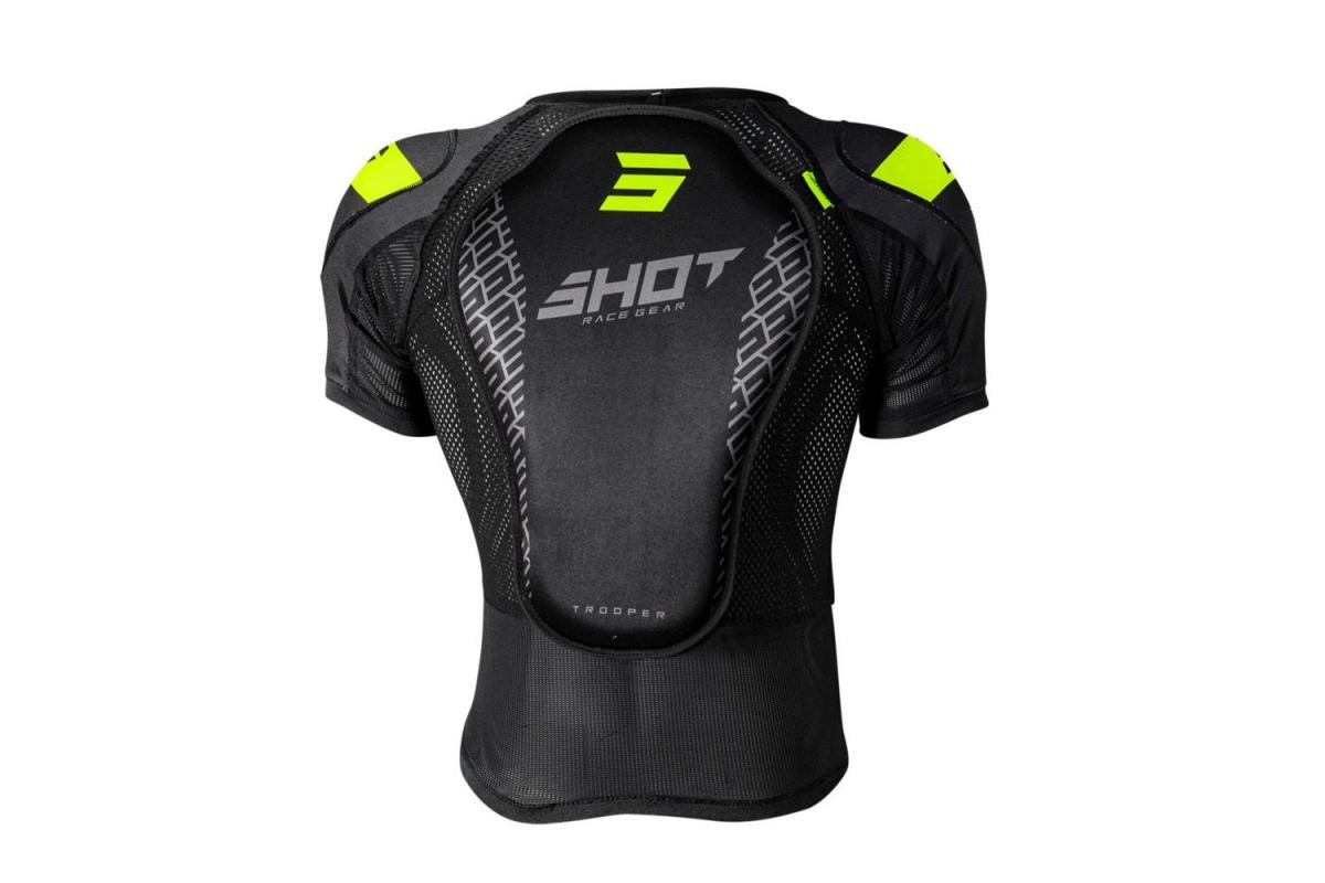 Gilet Shot Trooper Noir/Jaune Fluo