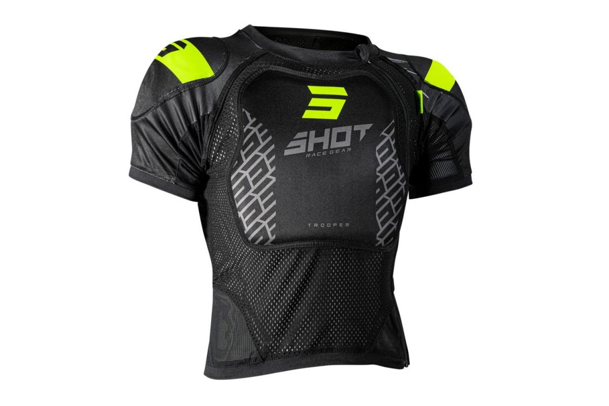 Gilet Shot Trooper Noir/Jaune Fluo