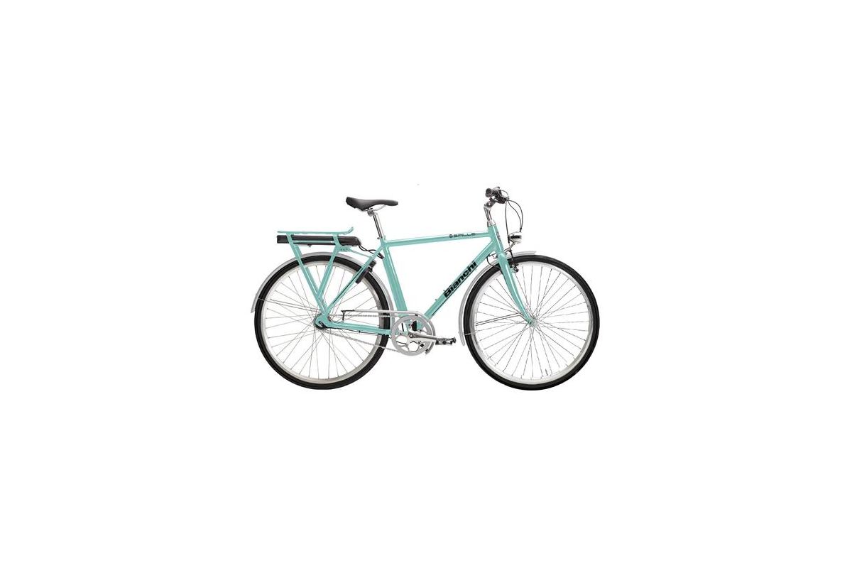 Bianchi E-Stillo Classic Altus 8s : Vélo de Ville Électrique 418Wh