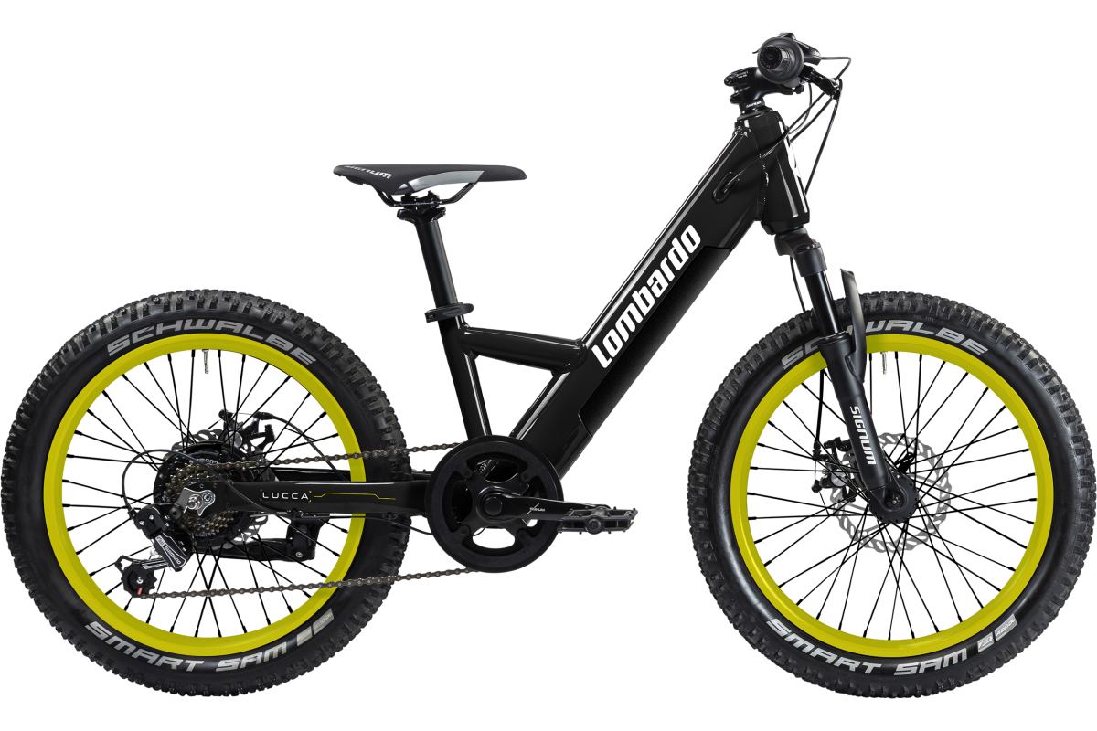 VTT Électrique Enfant LOMBARDO Lucca 20" - Moteur Arrière, 6-9 ans