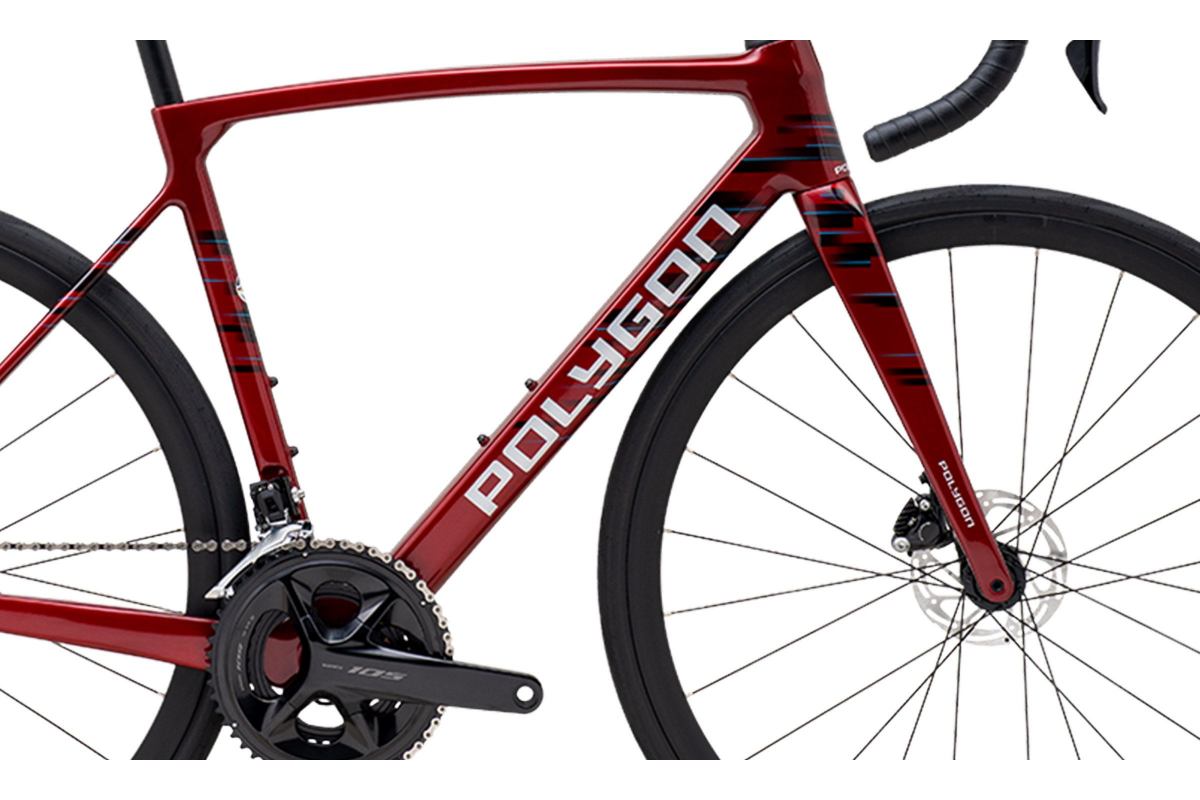 Polygon Strattos S7D : Vélo de Route Carbone & Shimano 105 12V