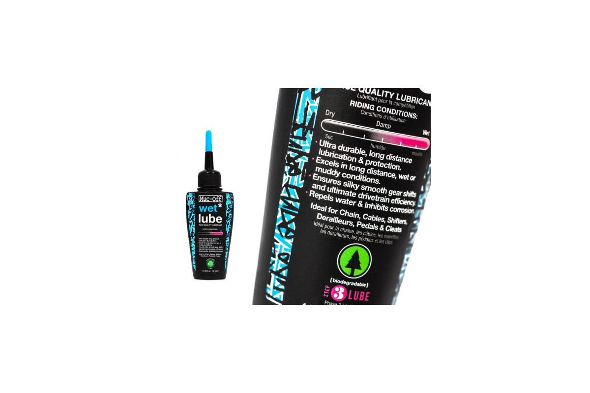 Lubrifiant pour chaines MUC-OFF - Wet Lube