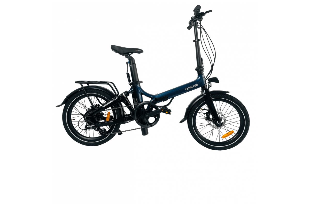 VAE Pliant ONE MILE Nomad - 120km Autonomie, Cadre Magnésium, Capteur Couple