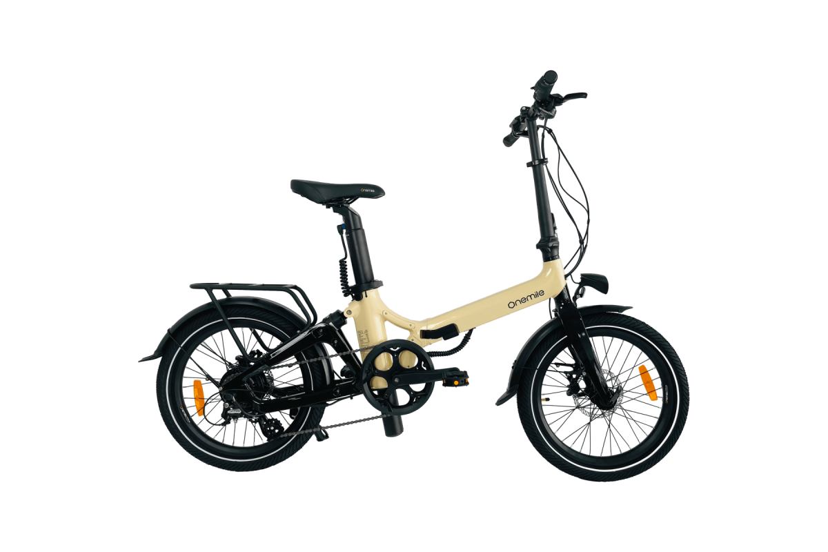 VAE Pliant ONE MILE Nomad - 120km Autonomie, Cadre Magnésium, Capteur Couple