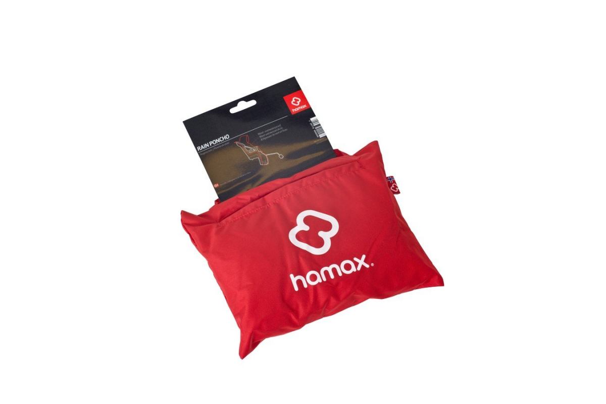 Poncho imperméable pour siège enfant - Rouge