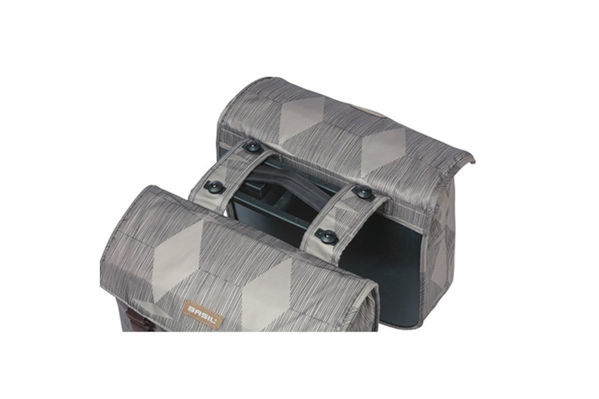 Basil Sacoche Double Elegance MIK 40-49L - Écologique & Spacieuse | Basil