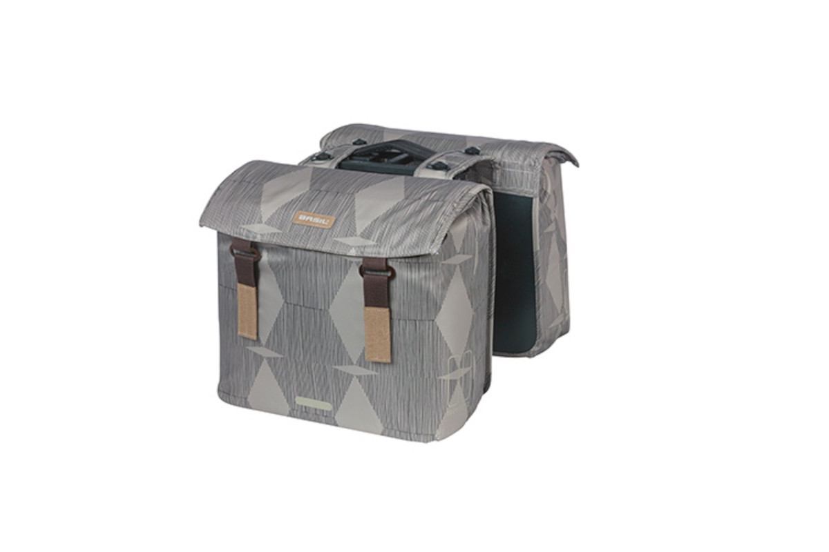 Basil Sacoche Double Elegance MIK 40-49L - Écologique & Spacieuse | Basil