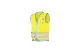 Gilet Réfléchissant Enfant WOWOW Crazy Monster Jaune Fluo - Haute Visibilité