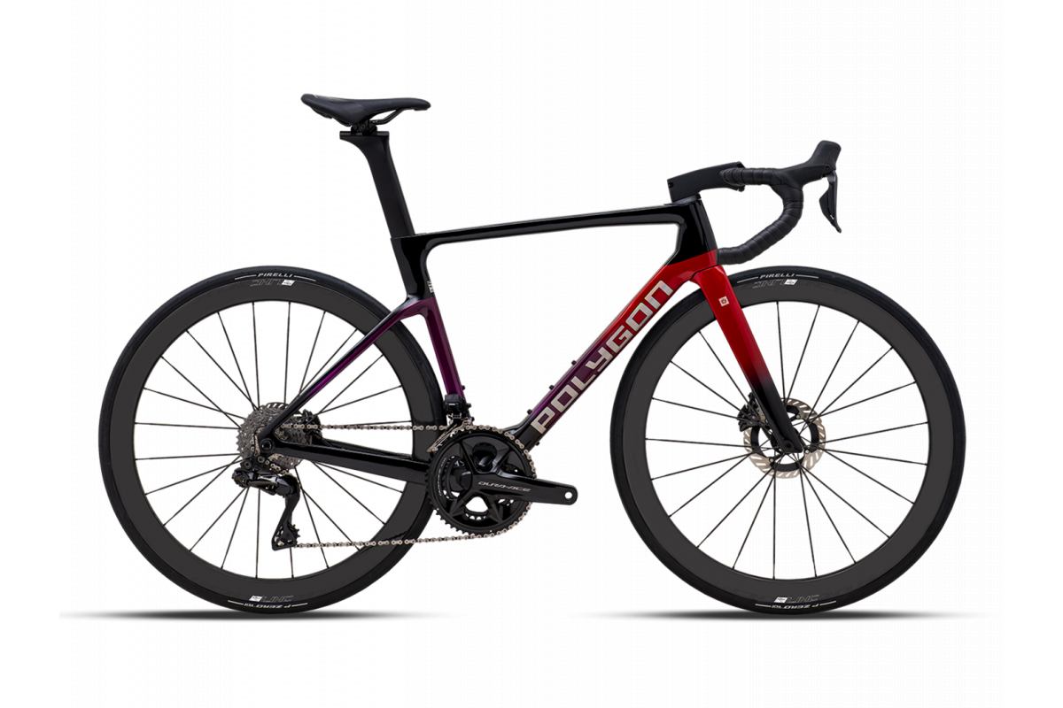 Vélo Route POLYGON Helios A9 Carbone | Dura-Ace Di2 + Power Meter | Poids 7kg environ