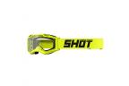 Masque Shot Assault 2.0 Solid Jaune Fluo Brillant