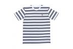 T-Shirt Odyssey Stitched Monogram White / Navy Stripes