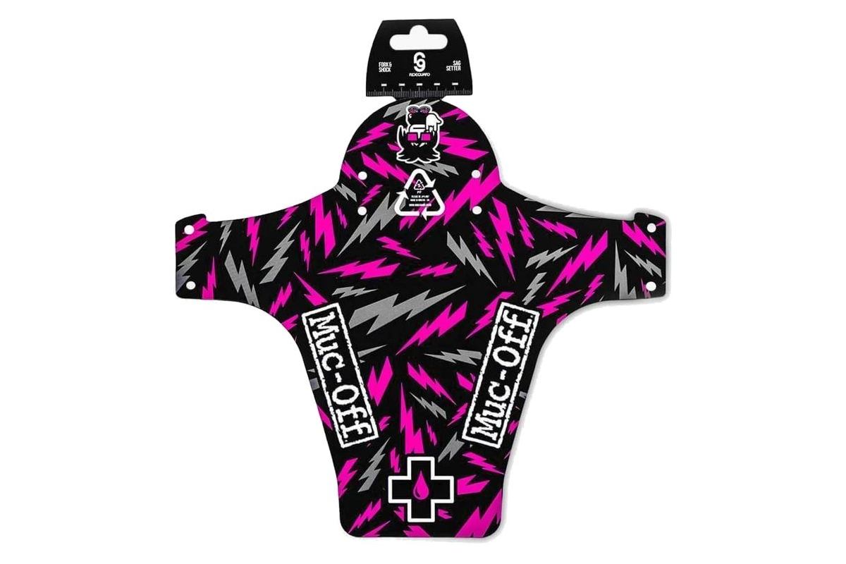 Muc-Off Ride Garde-Boue Avant - bolt/pink