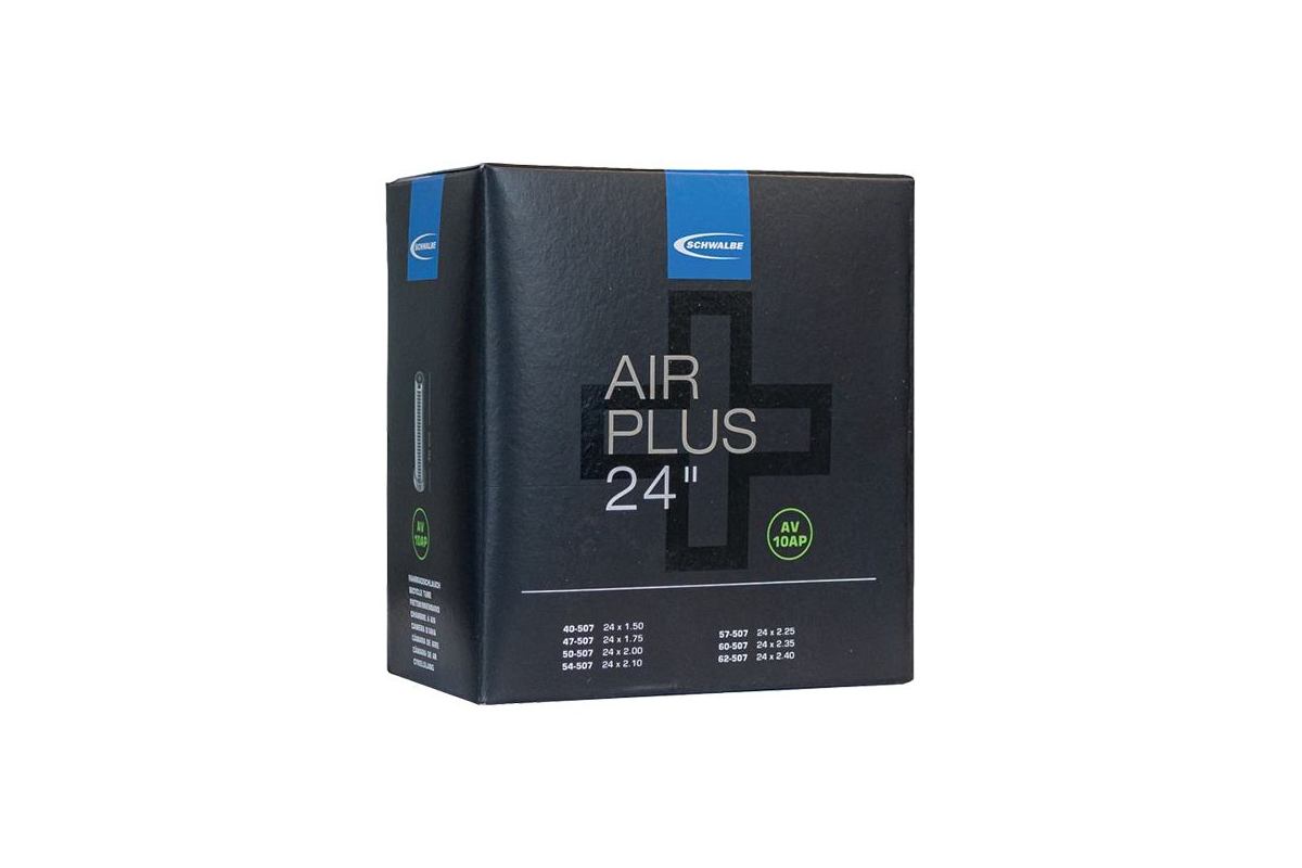 Schwalbe 10AP Air Plus 24" | Chambre à Air Renforcée | Valve Auto AV