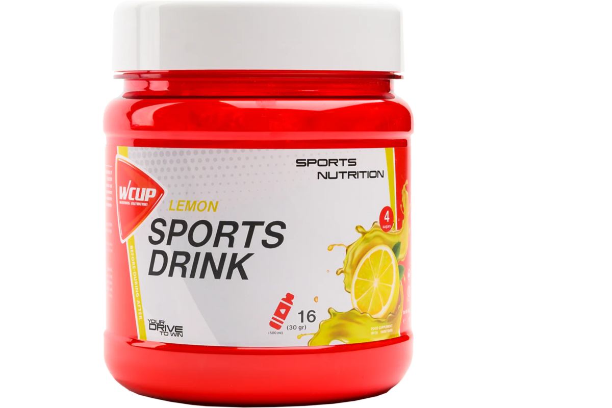 Wcup - Boisson sportive au citron 480 grammes