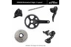 Groupe Shimano GRX 600 11v Méca Mono- 172-5 mm- 40T- 11-34