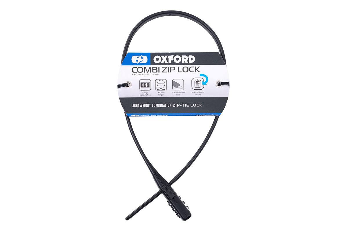 OXC Antivol Collier Serrage A Code Noir