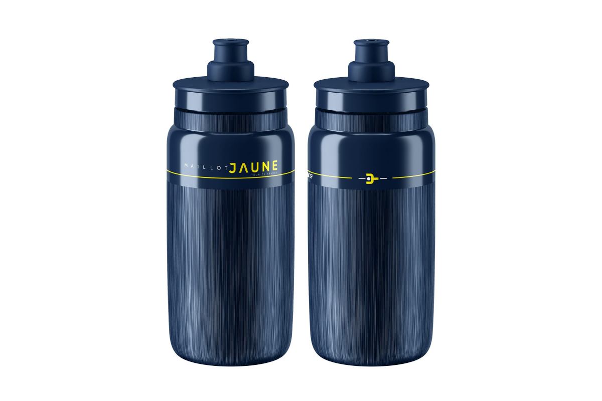 Elite Bidons FLY Teams 2025 Maillot Jaune Bleu 550ml