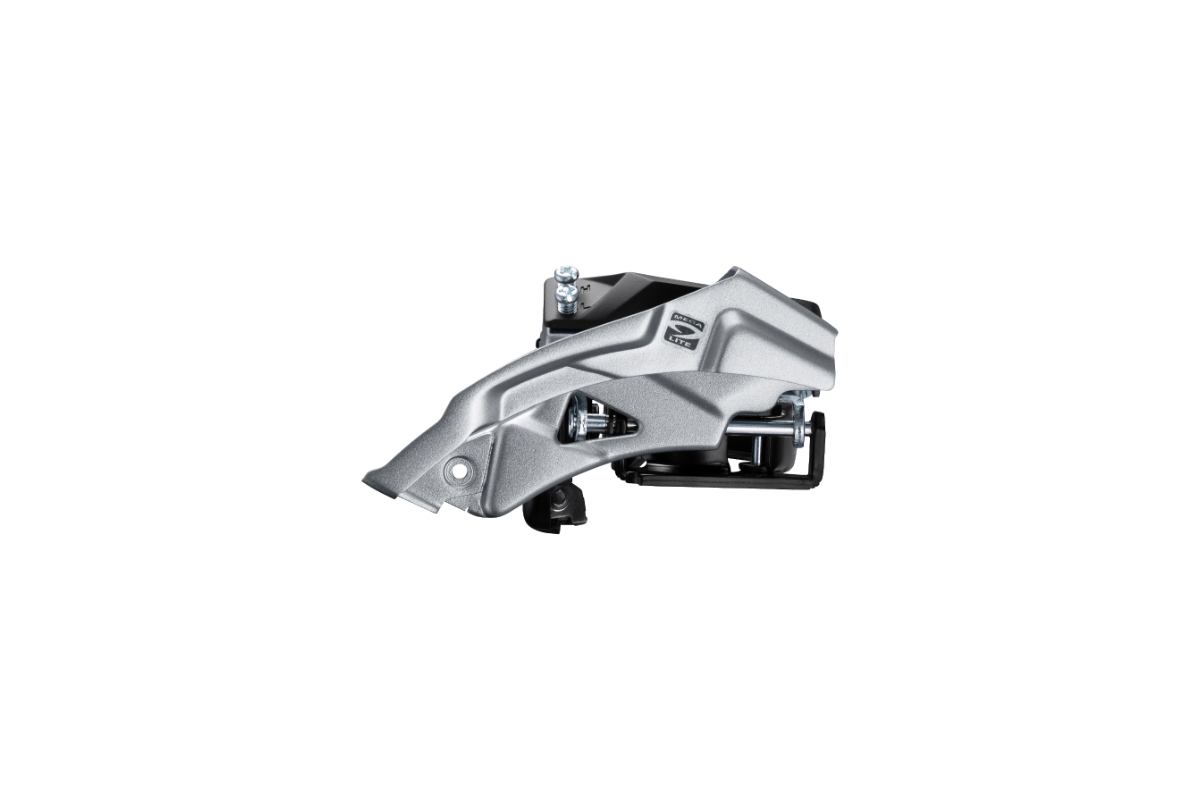 SHIMANO ALTUS Dérailleur avant FD-M2000-TS3-SET Triple TOP SWING (34,9 mm avec adaptateur 31,8 mm et 28,6 mm)