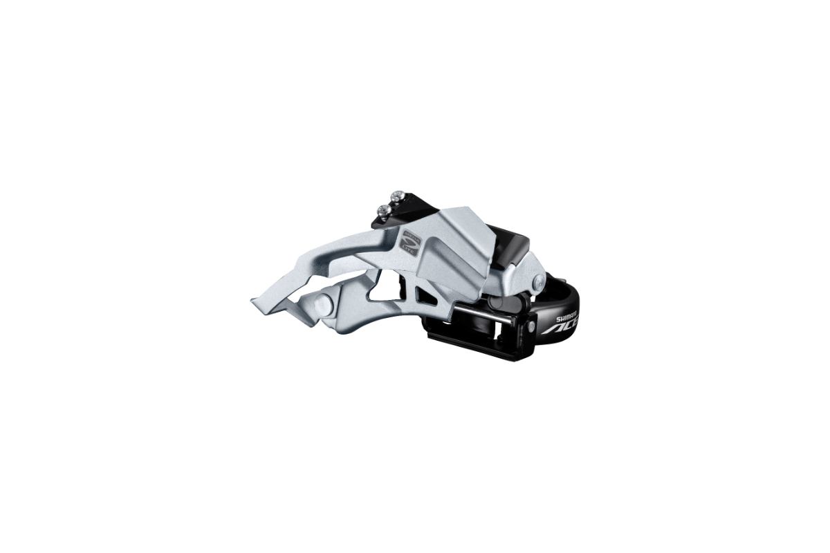 SHIMANO ACERA Dérailleur avant FD-M3000-TS6-SET Triple TOP SWING (34,9 mm avec adaptateur 31,8 mm et 28,6 mm)