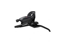 SHIMANO Commande de dérailleur & Frein (pour cintre plat, frein à disque hydraulique) ST-EF505-2L Gauche 2 vitesses EZ FIRE PLUS