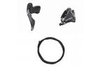 SHIMANO GRX Ens. Frein Disc Hydrau. BRRX810KTSTRX815 1700mm (noir) ST-RX815(R), BR-RX810(R)