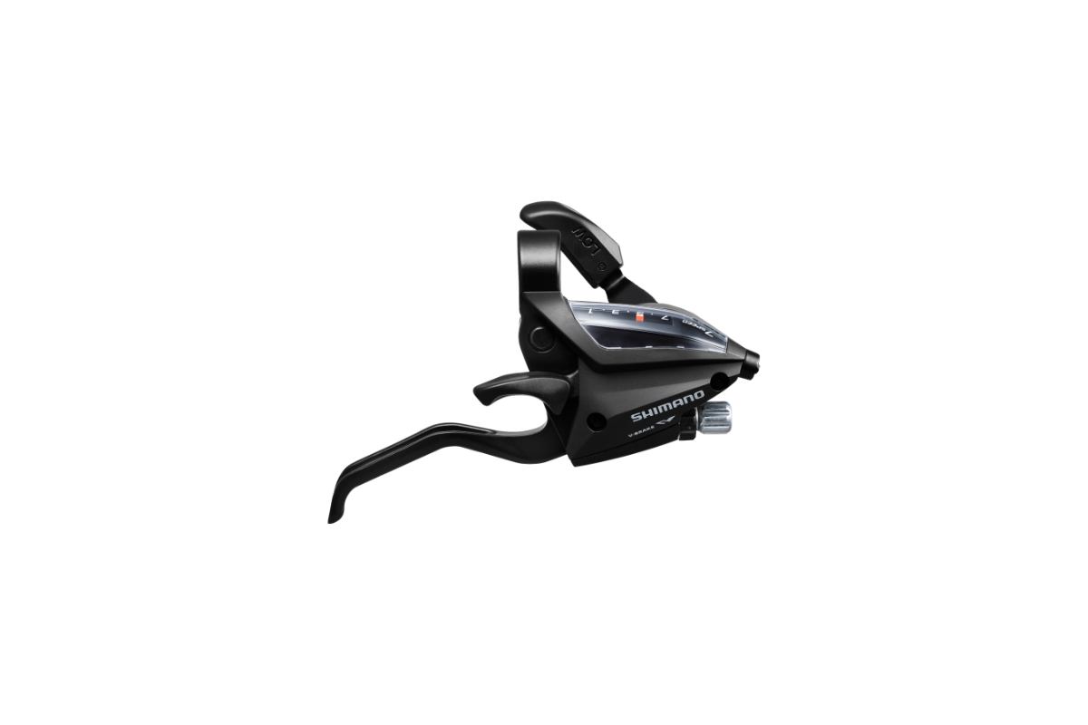 SHIMANO Commande de d-eacute-railleur -amp- Frein -pour cintre plat- ST-EF500-7R2A Droite 7 vitesses EZ FIRE PLUS