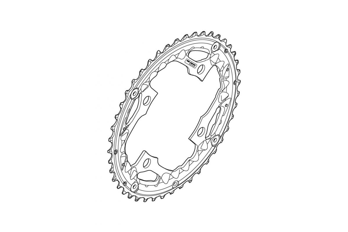 SHIMANO Plateau 44T pour FC-T521( pour 44-32-24T)