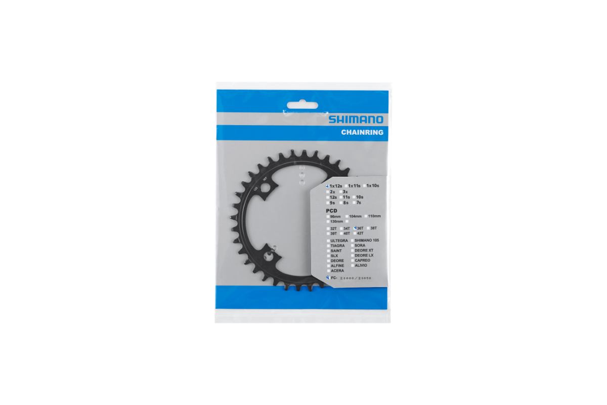 SHIMANO Plateau 36T pour FC-E8000-FC-E8050-FC-M8050 -sans garde-cha-icirc-ne--SM-CRE80-12-B