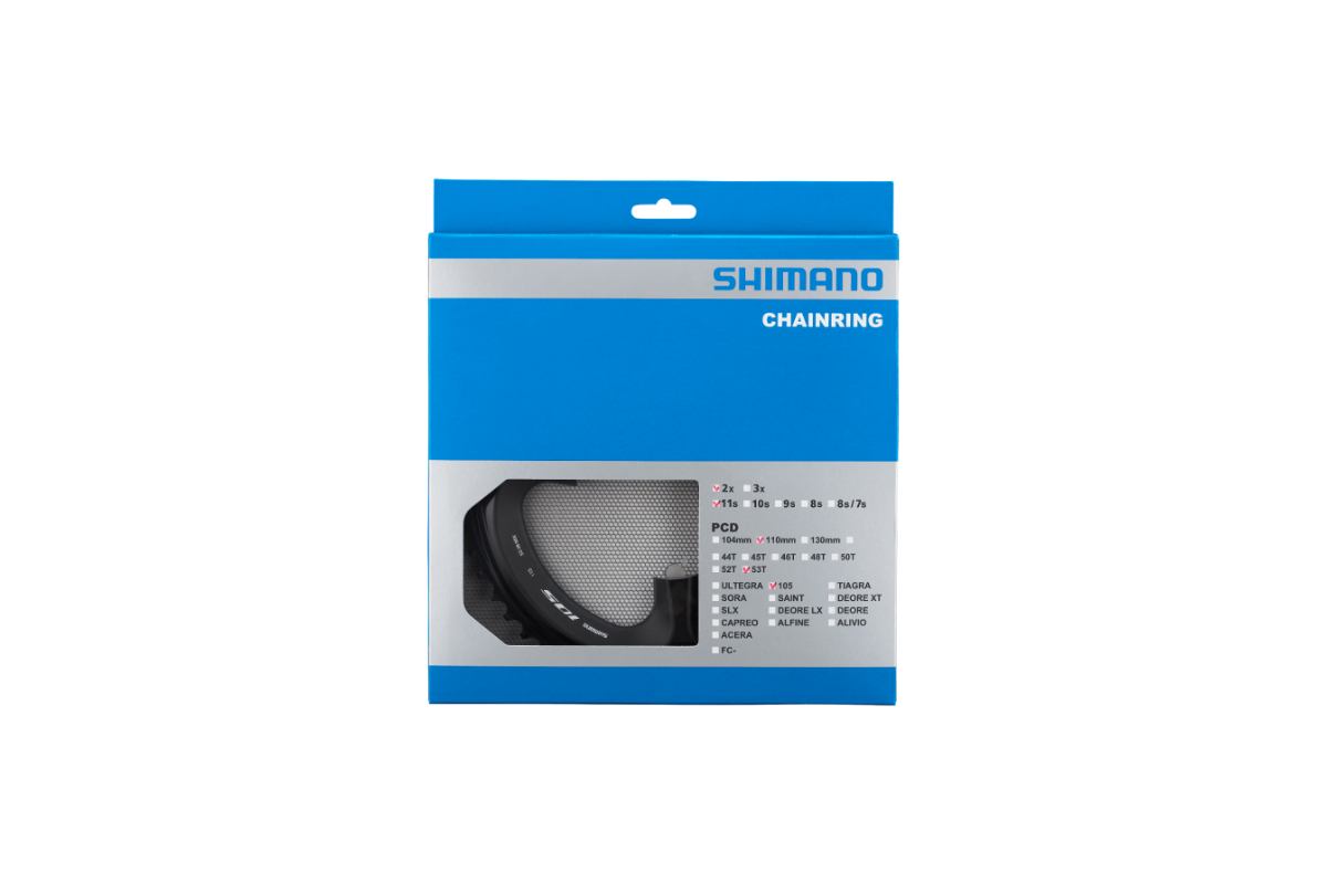 SHIMANO 105 Plateau 53T pour FC-R7000(Noir)