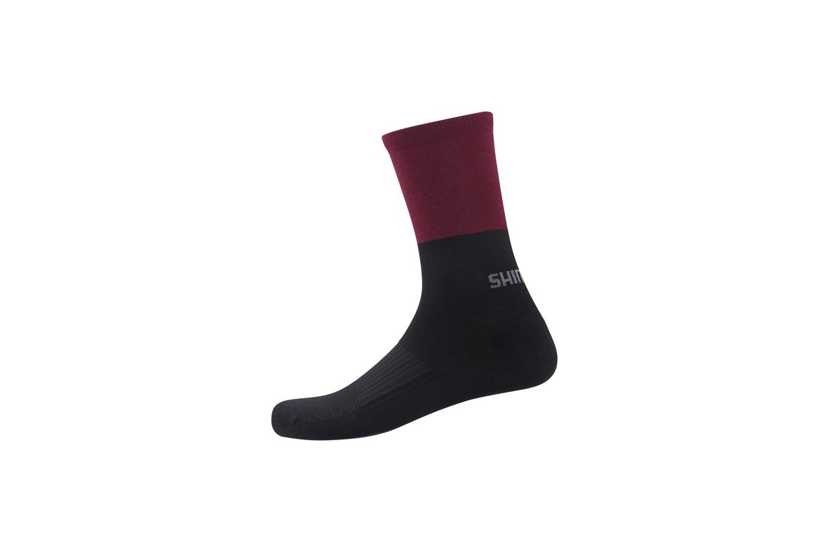 SHIMANO Chaussettes Hautes En Laine Original S-M (pointure 36-40) Noir/marron